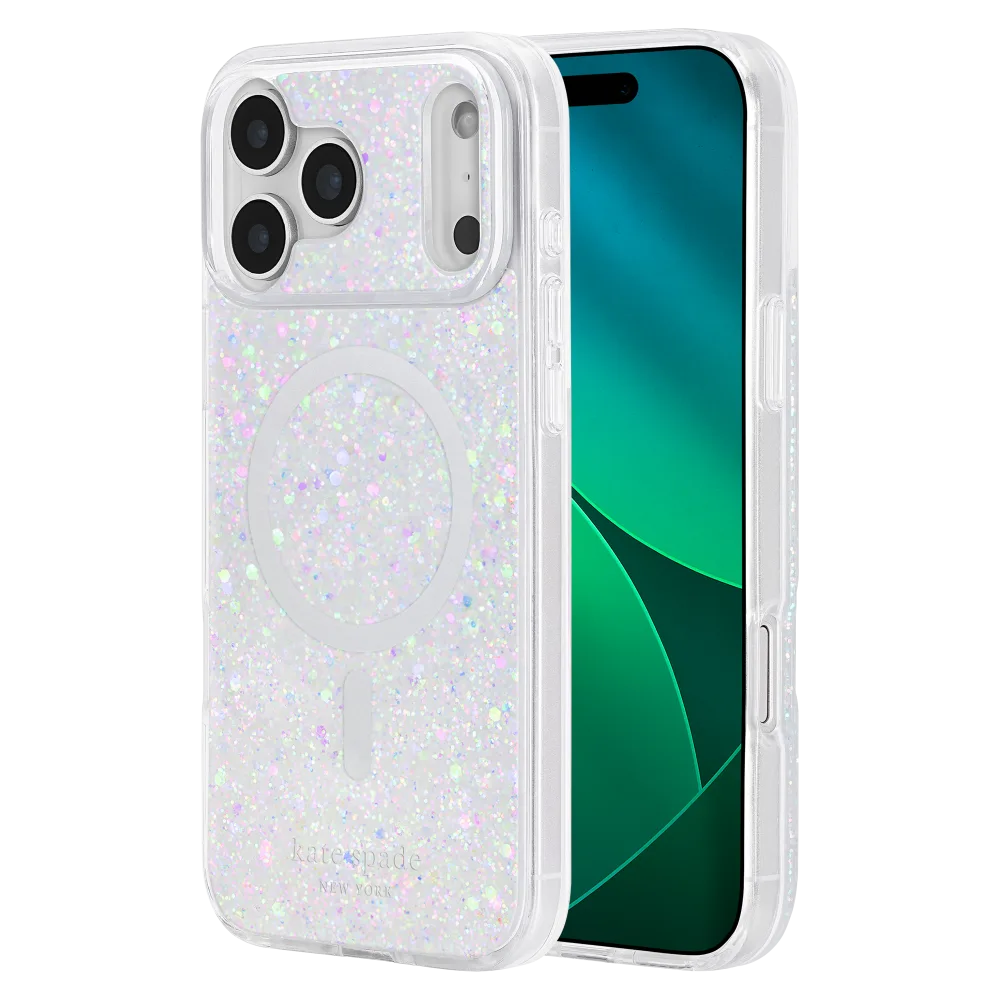 Kate Spade - Protective MagSafe Case for Apple iPhone 17 Pro Max - Chunky Glitter